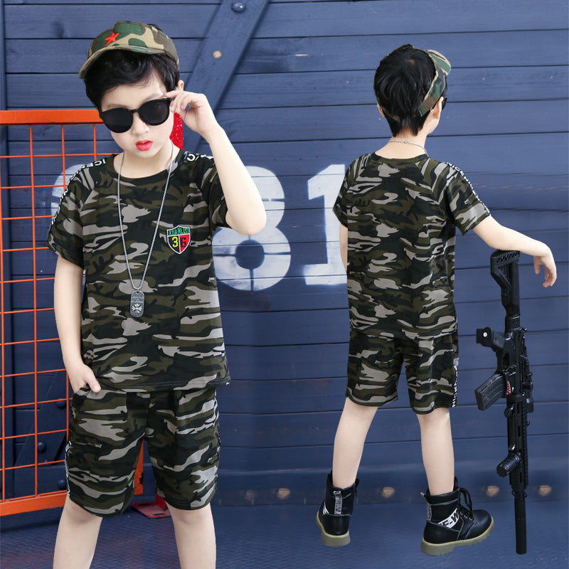 Boys' Camouflage Summer Clothing Boys' Camouflage Summer Clothing